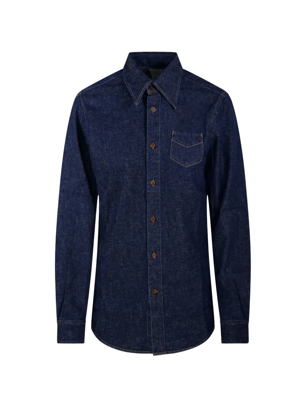 Kuro chemise en jean boutonnée (années 2000) - Bleu