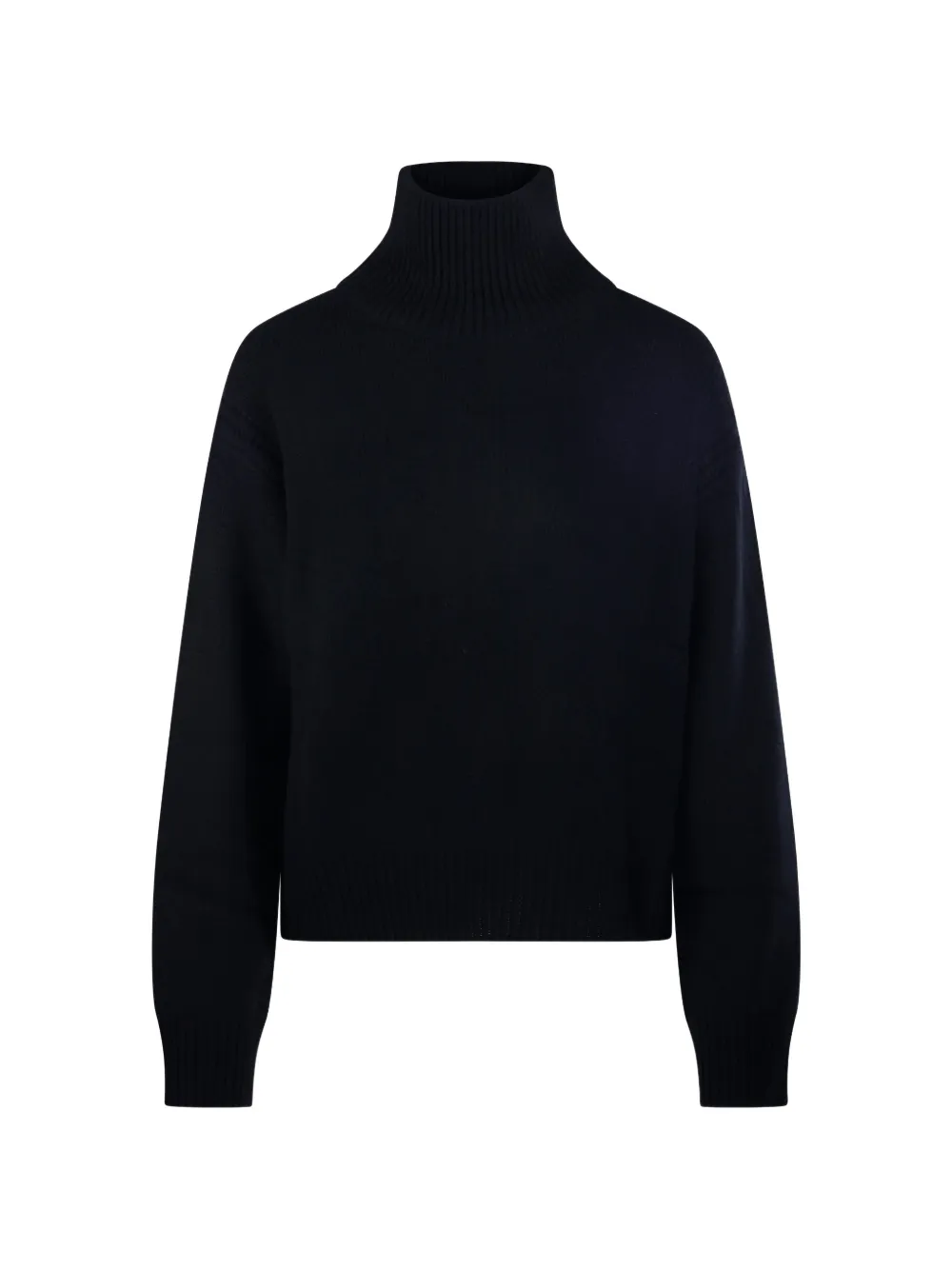 Lisa Yang cut-out roll-neck sweater Zwart