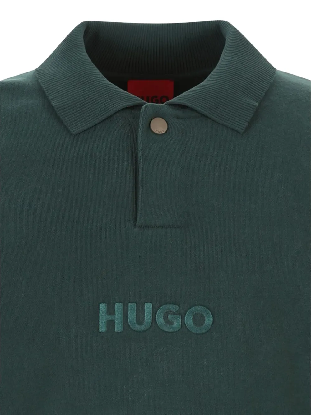 HUGO Poloshirt met geborduurd logo Groen