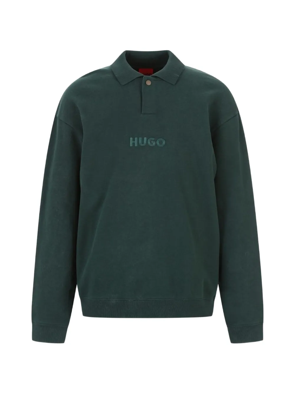 HUGO Poloshirt met geborduurd logo Groen