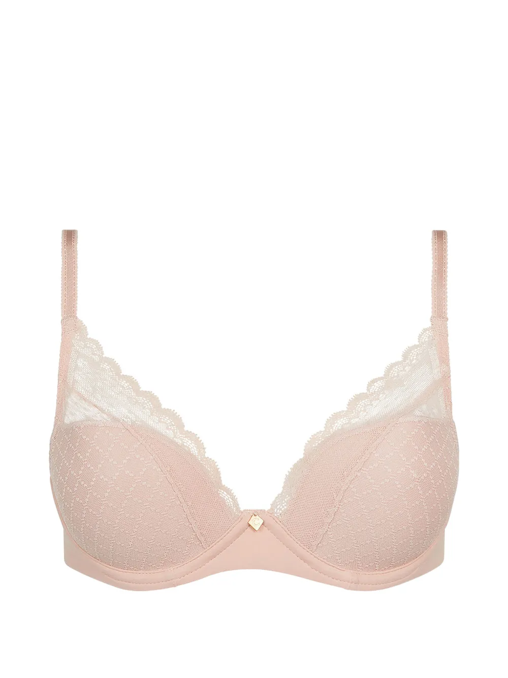 Chantelle Easyfeel lace-trim mesh bra - Rosa