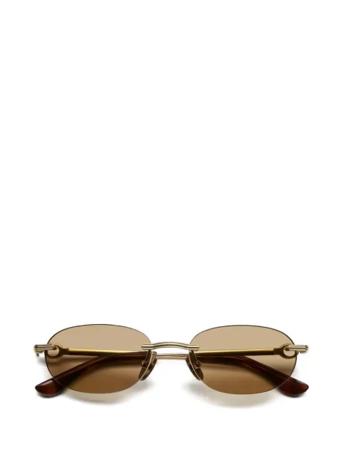 Chimi Cadenza rimless oval-frame sunglasses