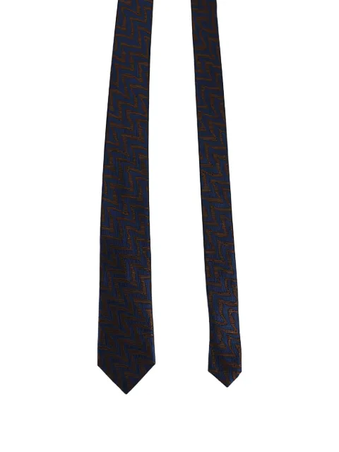 Missoni zigzag silk tie