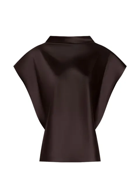 Tanya Taylor Adrien satin-finish top