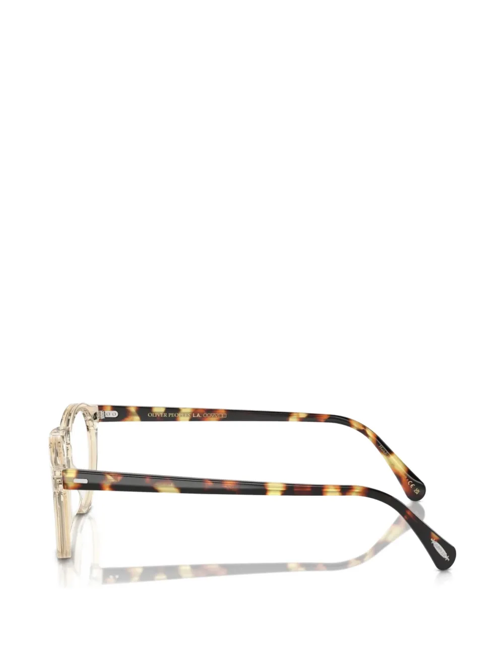 Oliver Peoples Gregory Peck round-frame glasses Geel