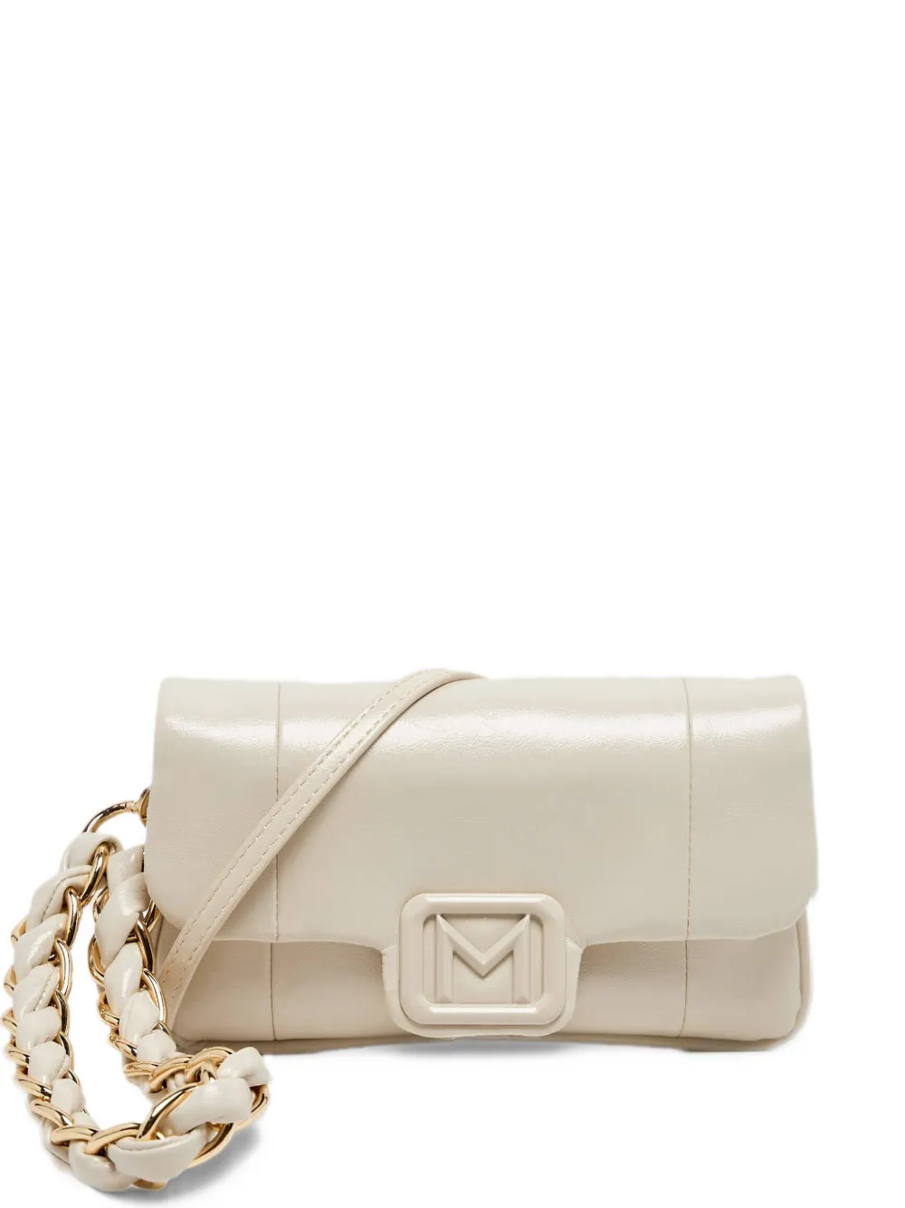 Marella mini Le Muse braided-handle clutch bag - Toni neutri