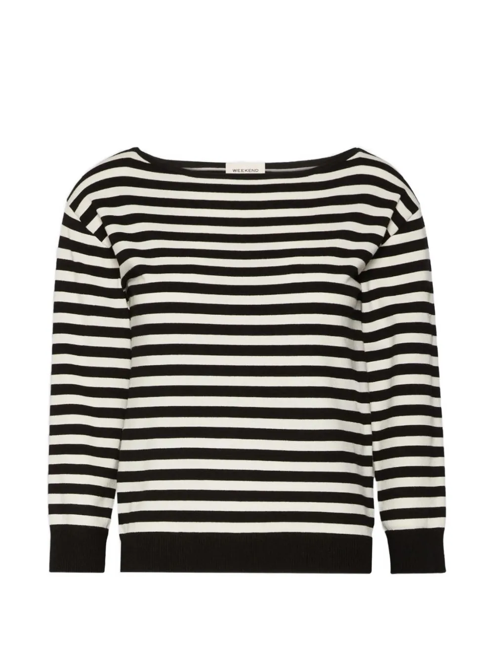 Weekend Max Mara stockinette-stitched viscose yarn sweater - Blanc Weekend Max Mara stockinette-stitched viscose yarn sweater - Blanc