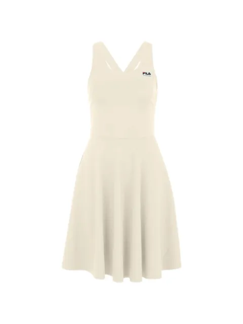 Fila logo-patch cross-back mini dress