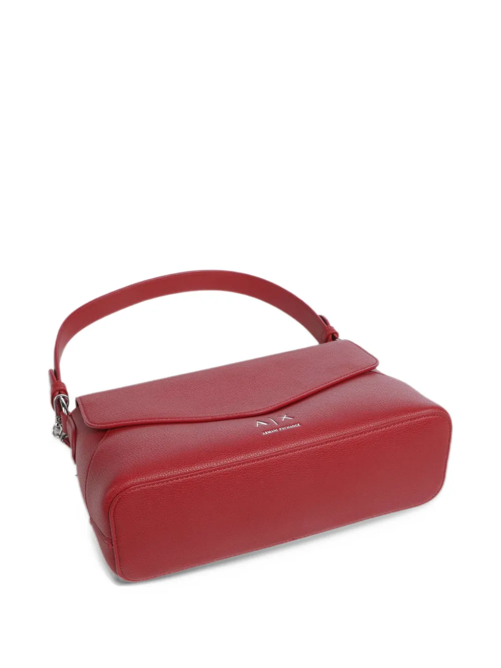 Armani Exchange logo-plaque shoulder bag Rood