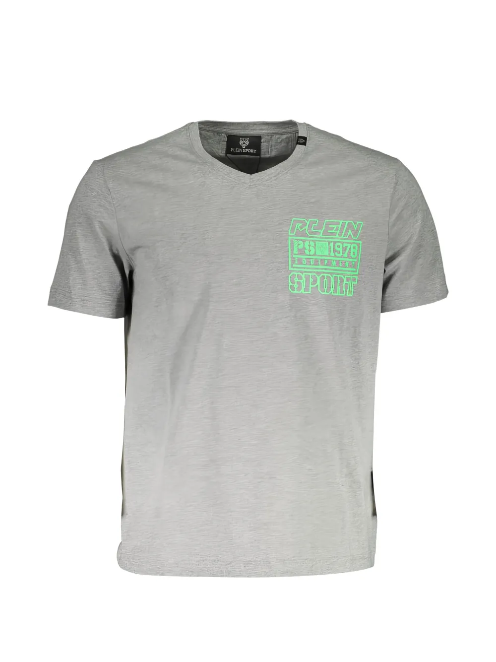 Plein Sport logo-print T-shirt Grijs