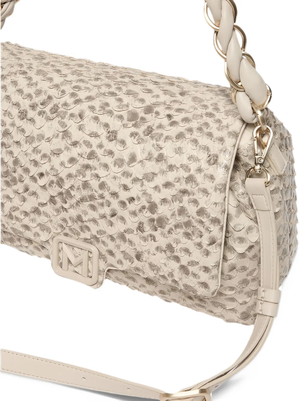 Marella medium Le Muse braided-strap crossbody bag Grijs