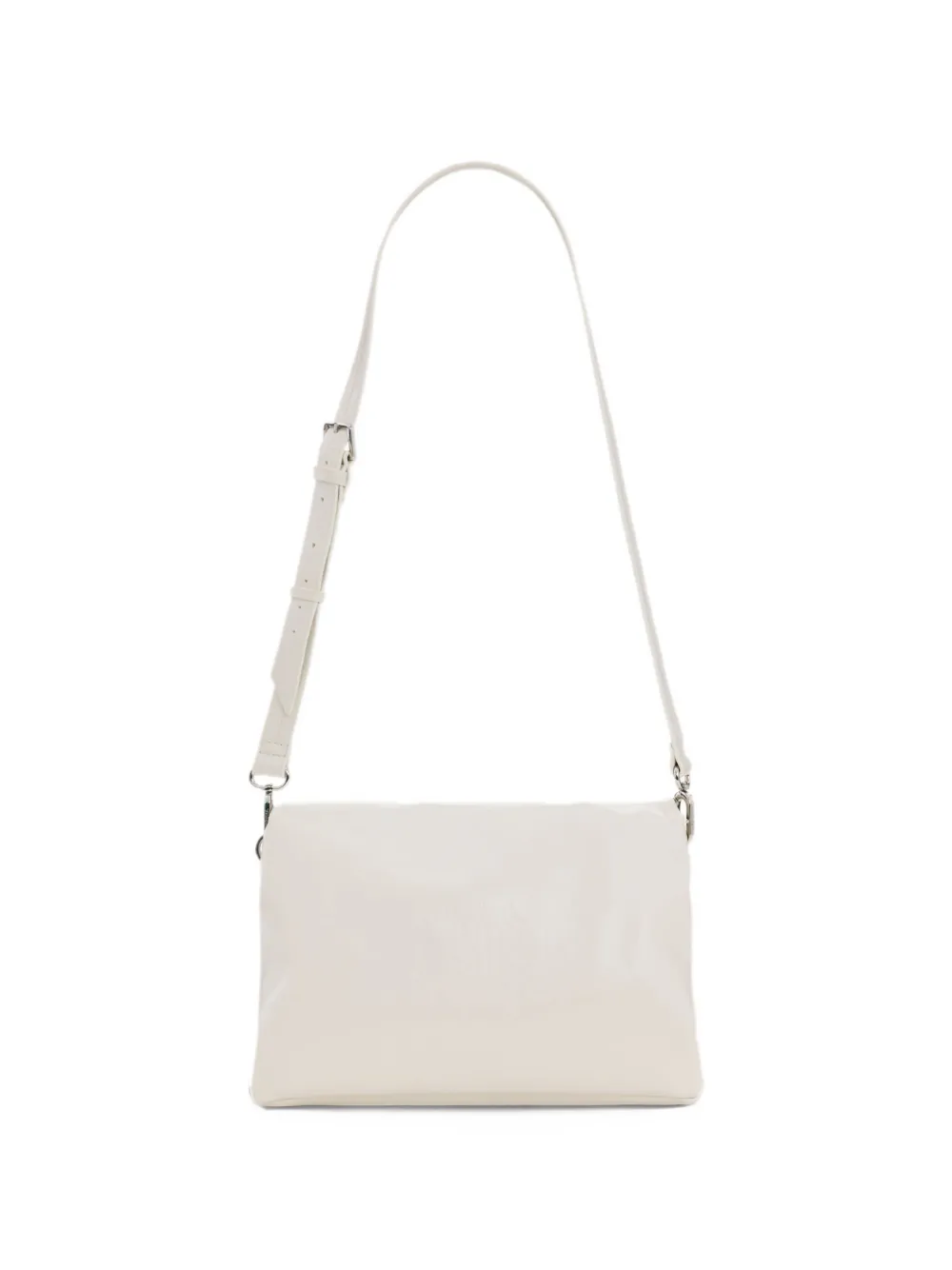 Desigual logo-debossed shoulder bag Beige