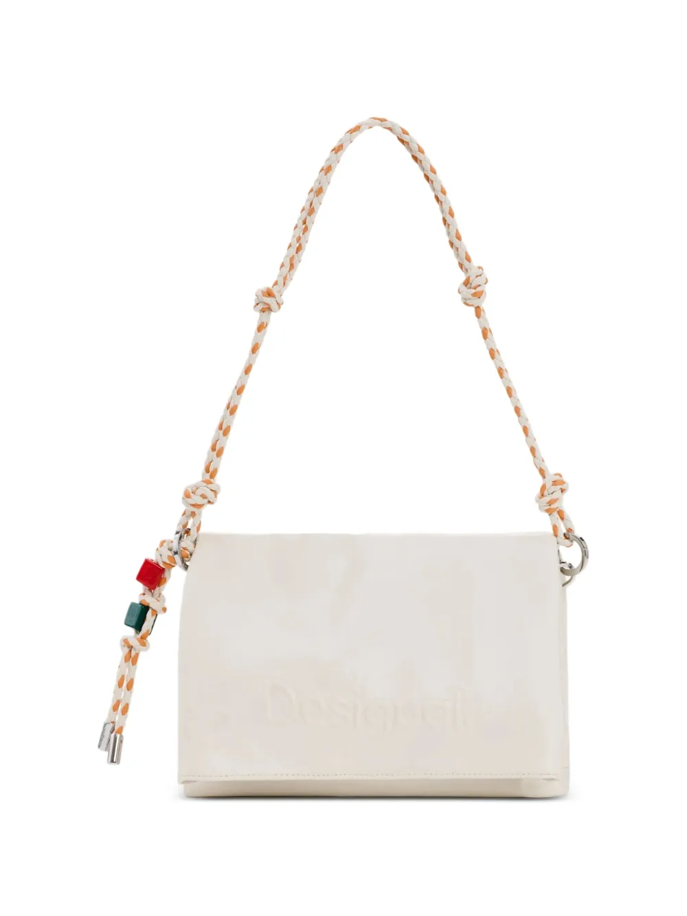 Desigual logo-debossed shoulder bag - Toni neutri