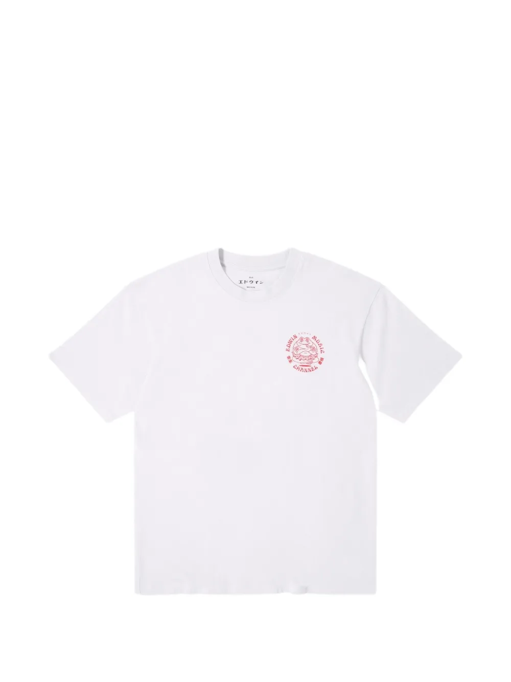 Edwin Music Channe T-shirt - Blanc Edwin Music Channe T-shirt - Blanc