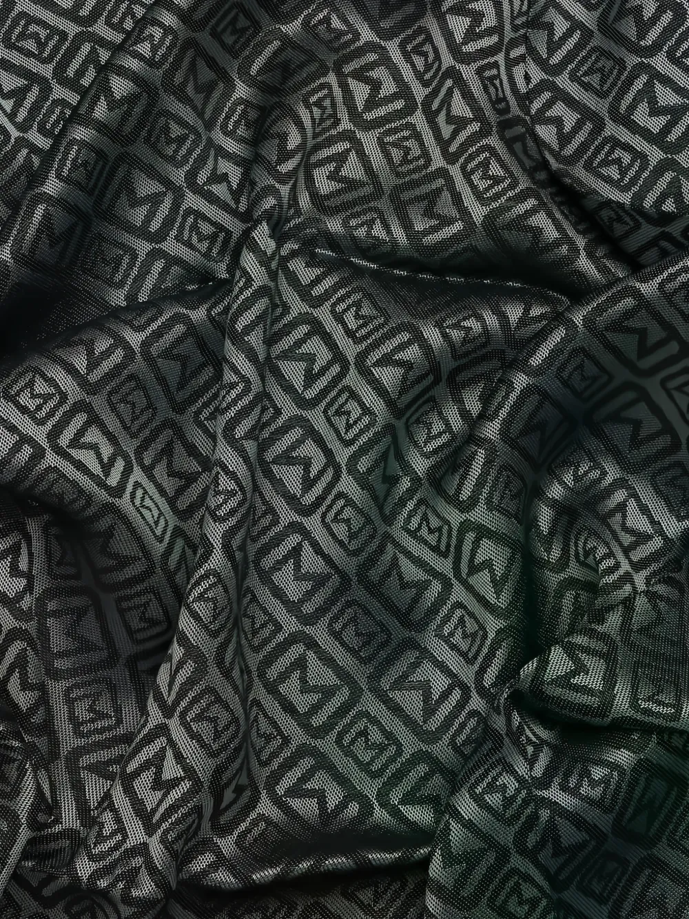 Marella Odissea logo-print frayed scarf Grijs