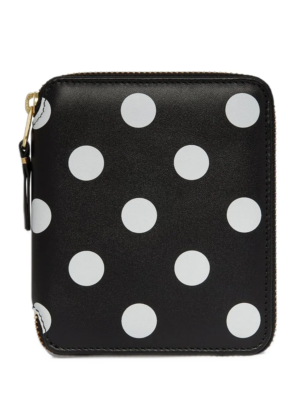 Comme Des Garçons Wallet polka-dot zip-around wallet Zwart