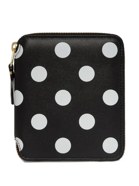Comme Des Garçons Wallet polka-dot zip-around wallet
