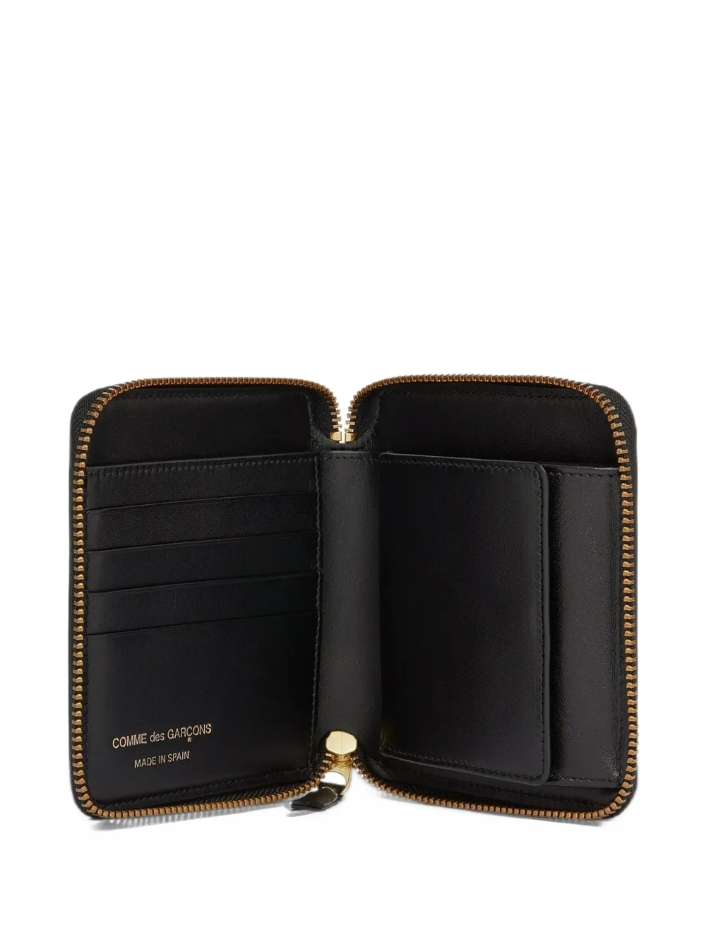 Comme Des Garçons Wallet polka-dot zip-around wallet Zwart