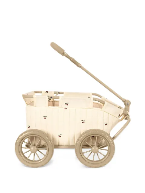 Konges Sløjd cherry-print quilted stroller