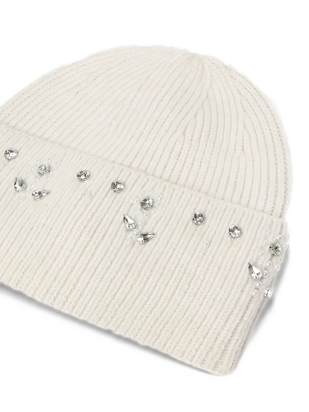 EMME Muts verfraaid met kristallen Beige