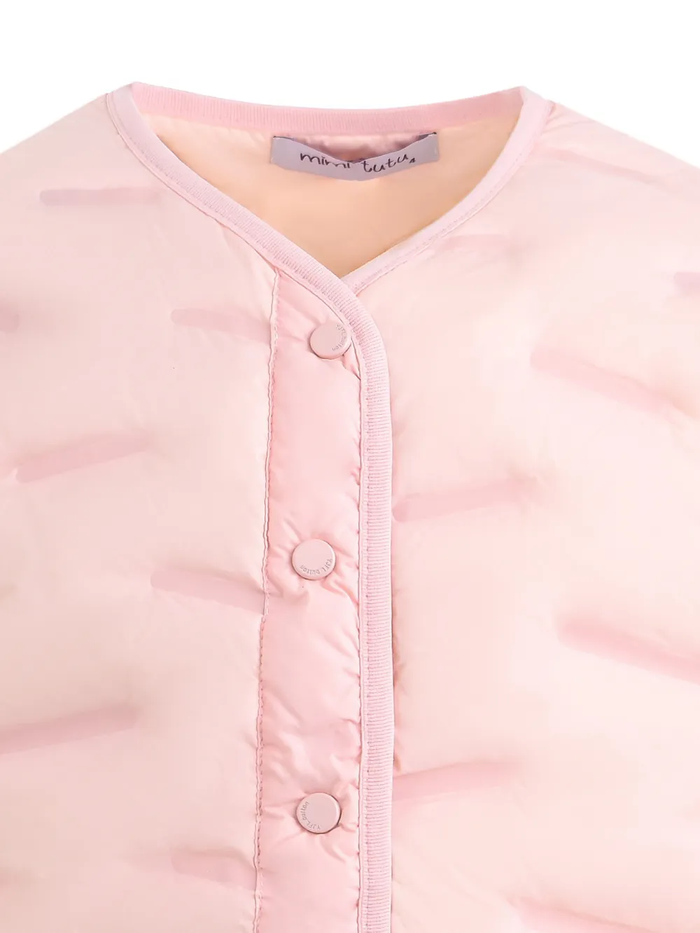 Mimi Tutu quilted down-filled jacket Roze
