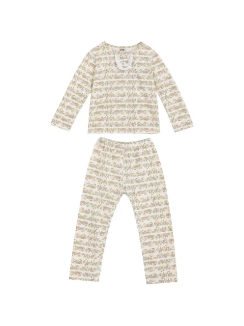 BANBLU safari-print pajamas