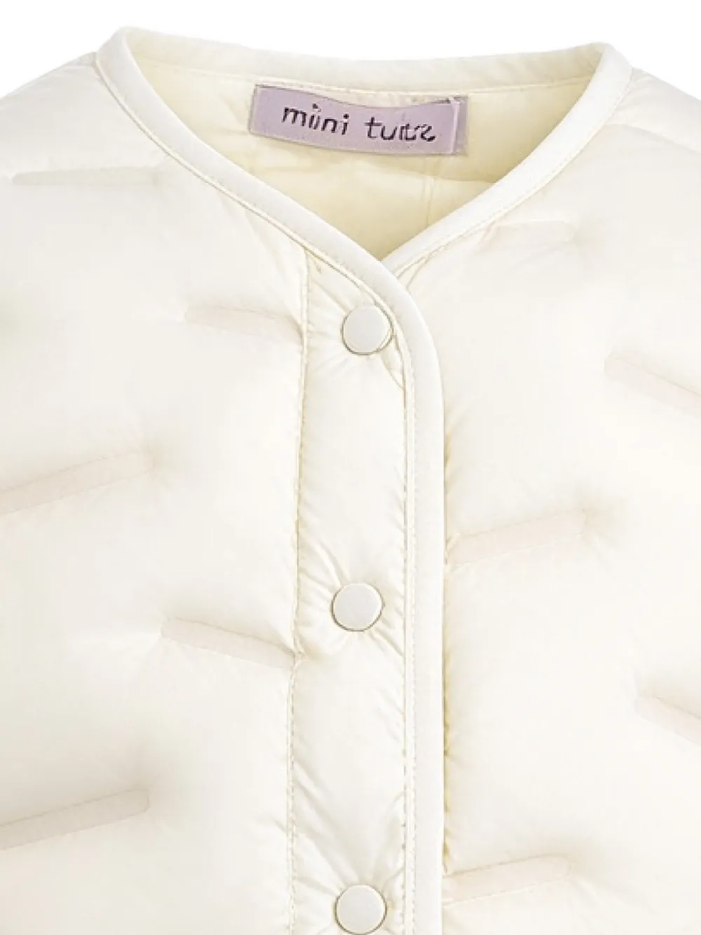 Mimi Tutu quilted jacket Wit