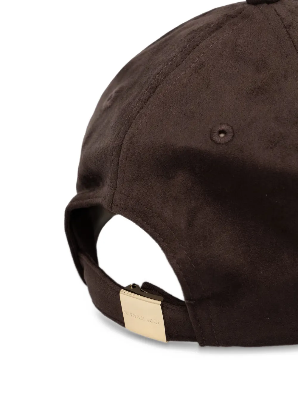 Michael Kors Honkbalpet met suède-effect Bruin