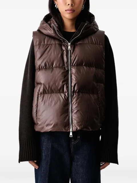 MMC STUDIO Lili quilted hooded gilet