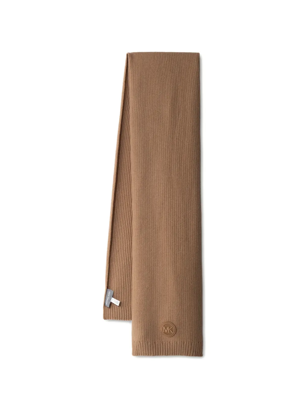 Michael Kors Ribgebreide sjaal Bruin