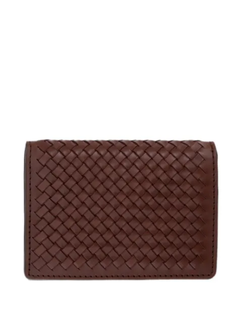 DRAGON DIFFUSION woven leather card holder