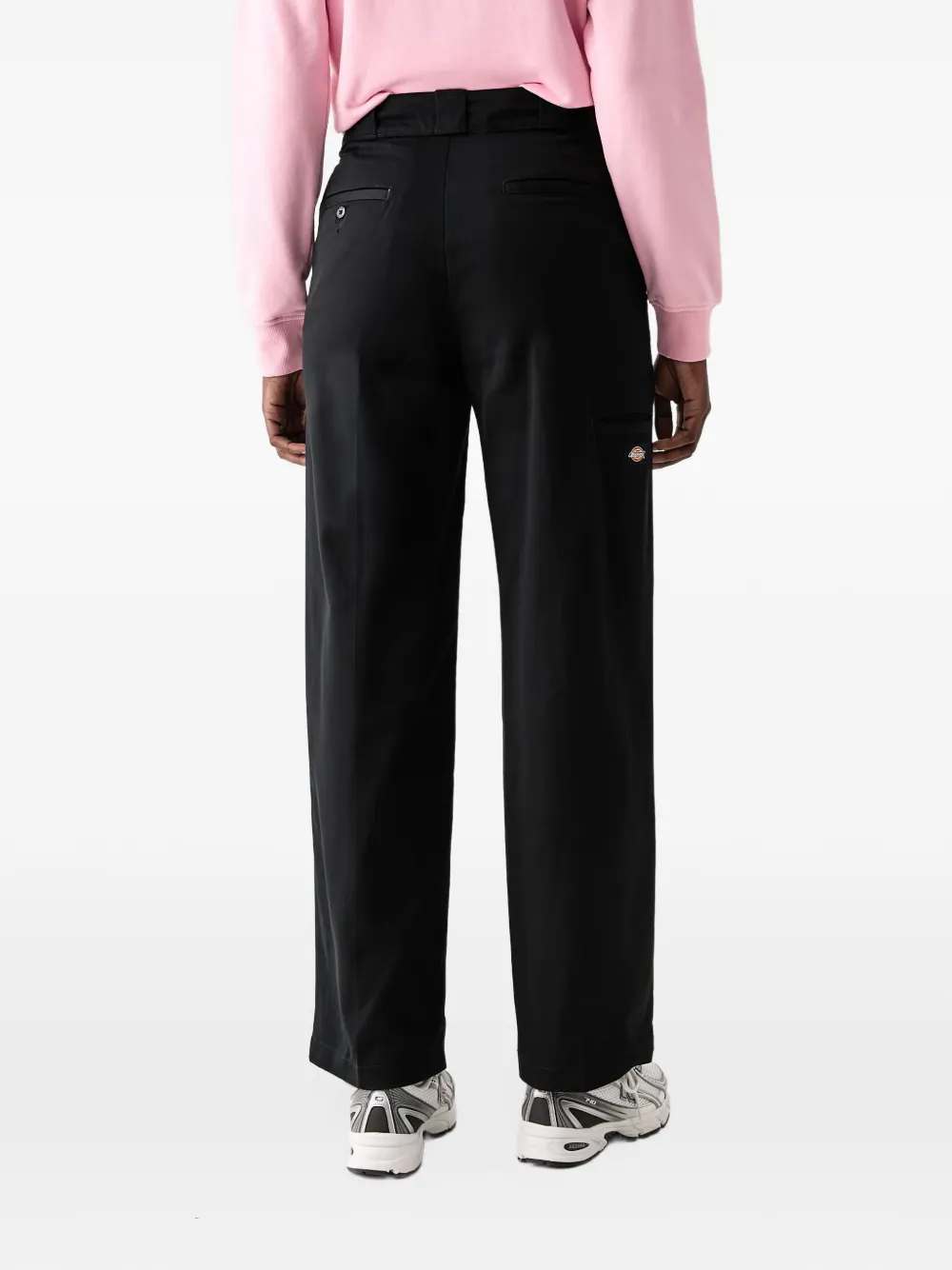 DICKIES Lange broek met rechte pijpen Zwart