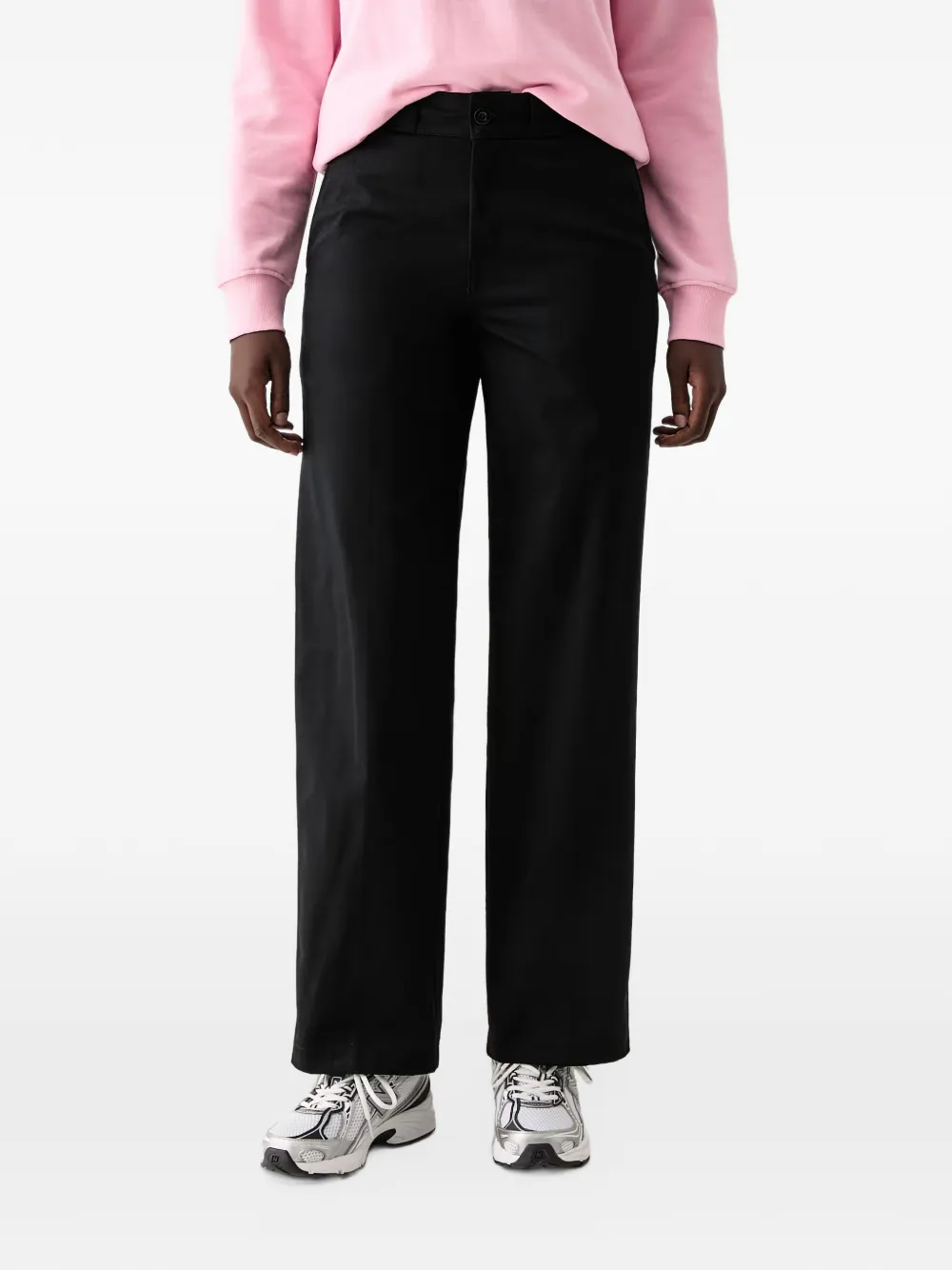 DICKIES Lange broek met rechte pijpen Zwart