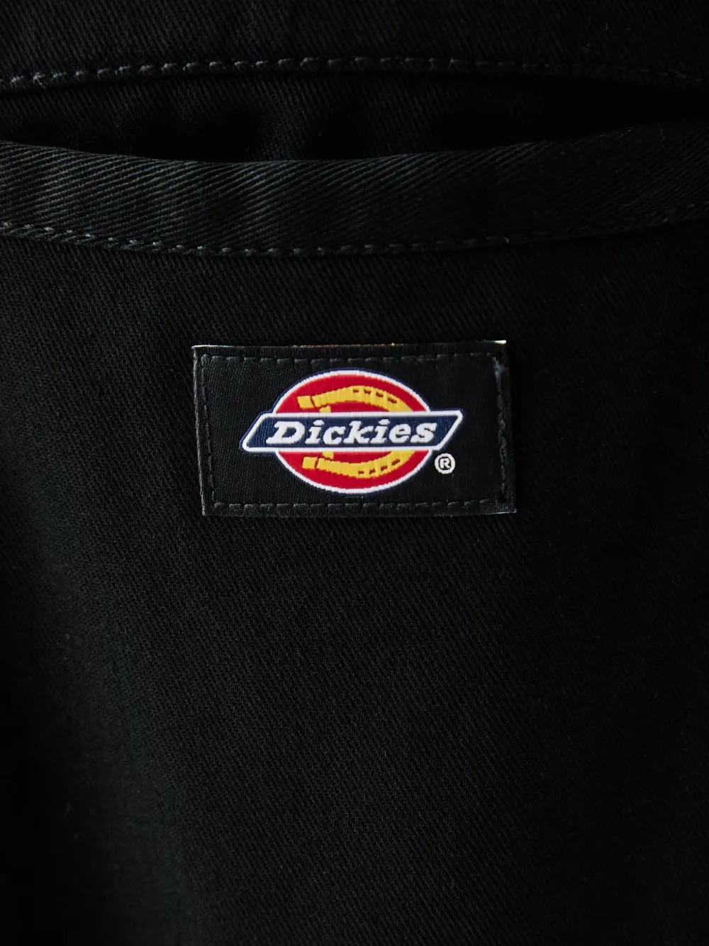 DICKIES Lange broek met rechte pijpen Zwart