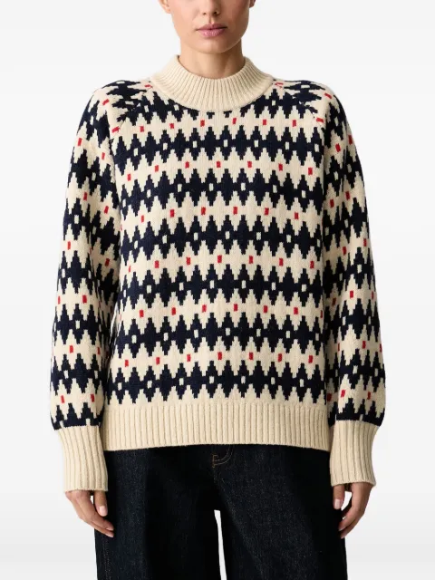 Fjällräven jacquard-knit high-neck sweater