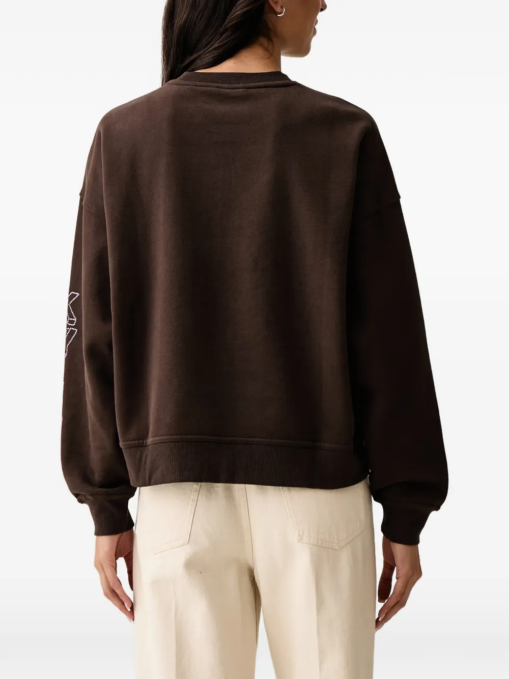 DKNY rhinestone-embellished sweatshirt Bruin