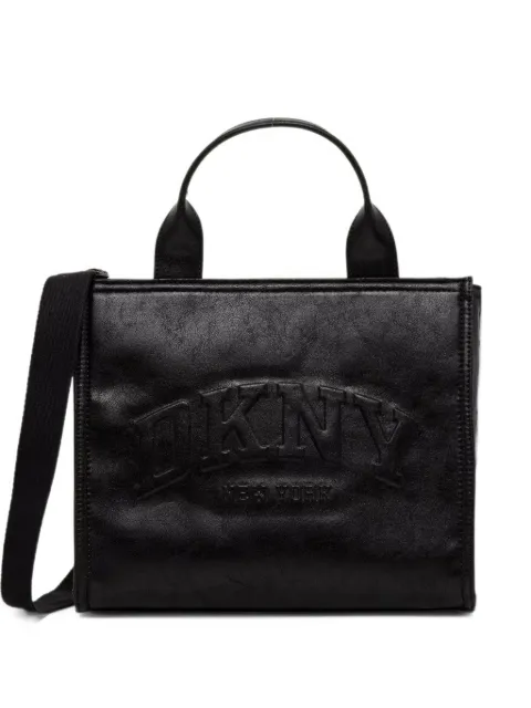 DKNY logo-embossed tote bag