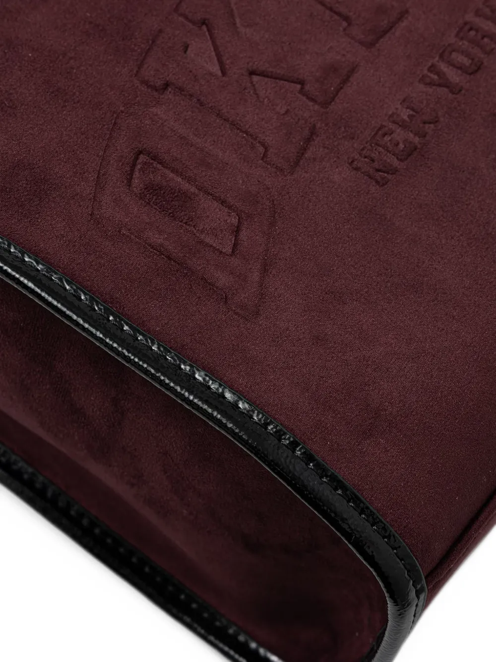 DKNY small Hadlee logo-patch tote bag Rood