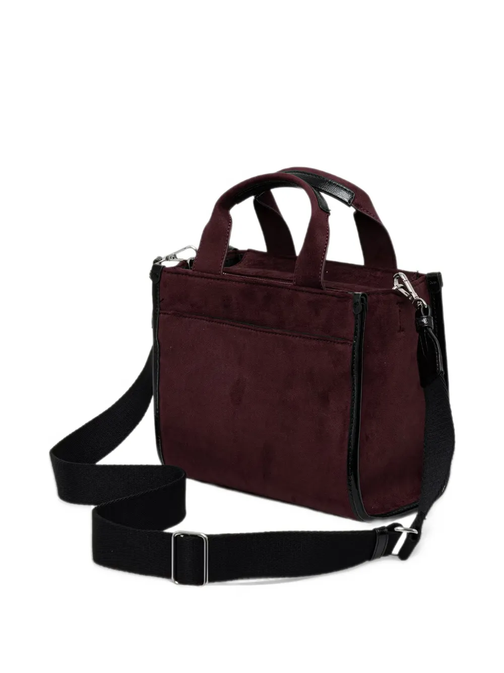 DKNY small Hadlee logo-patch tote bag Rood