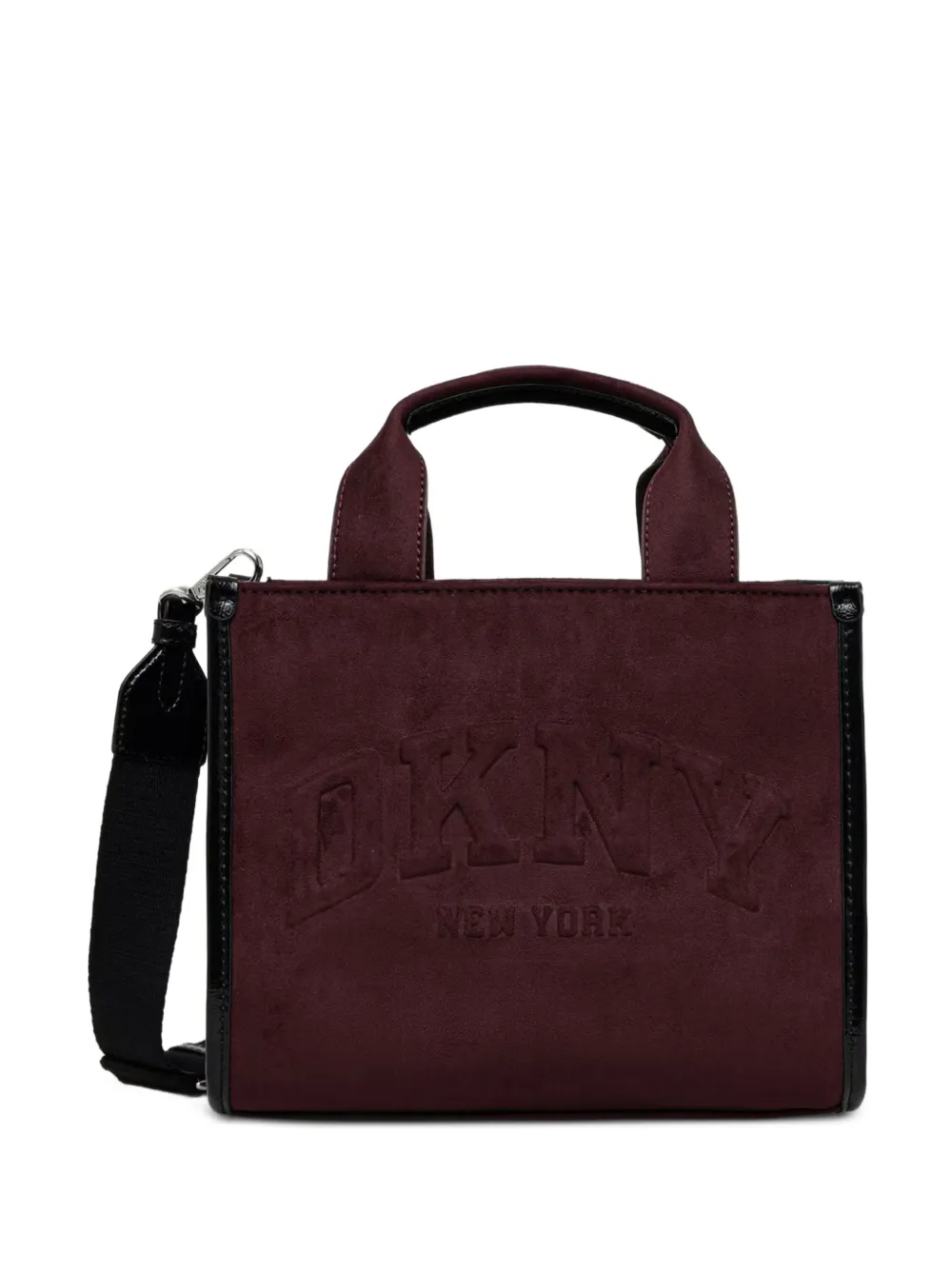 DKNY Kleine Hadlee shopper met logo-patch Rood
