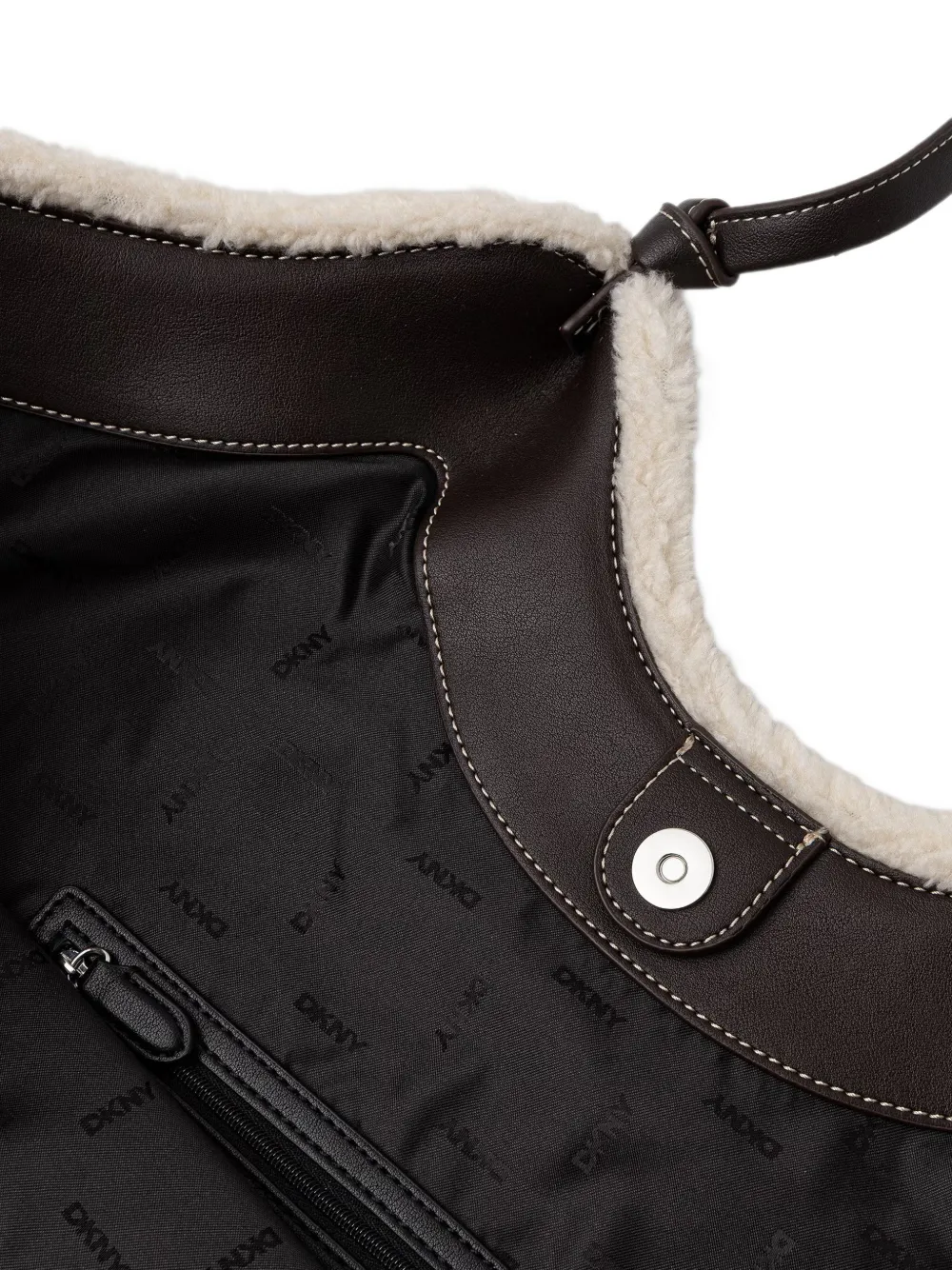 DKNY logo-patch tote bag Bruin