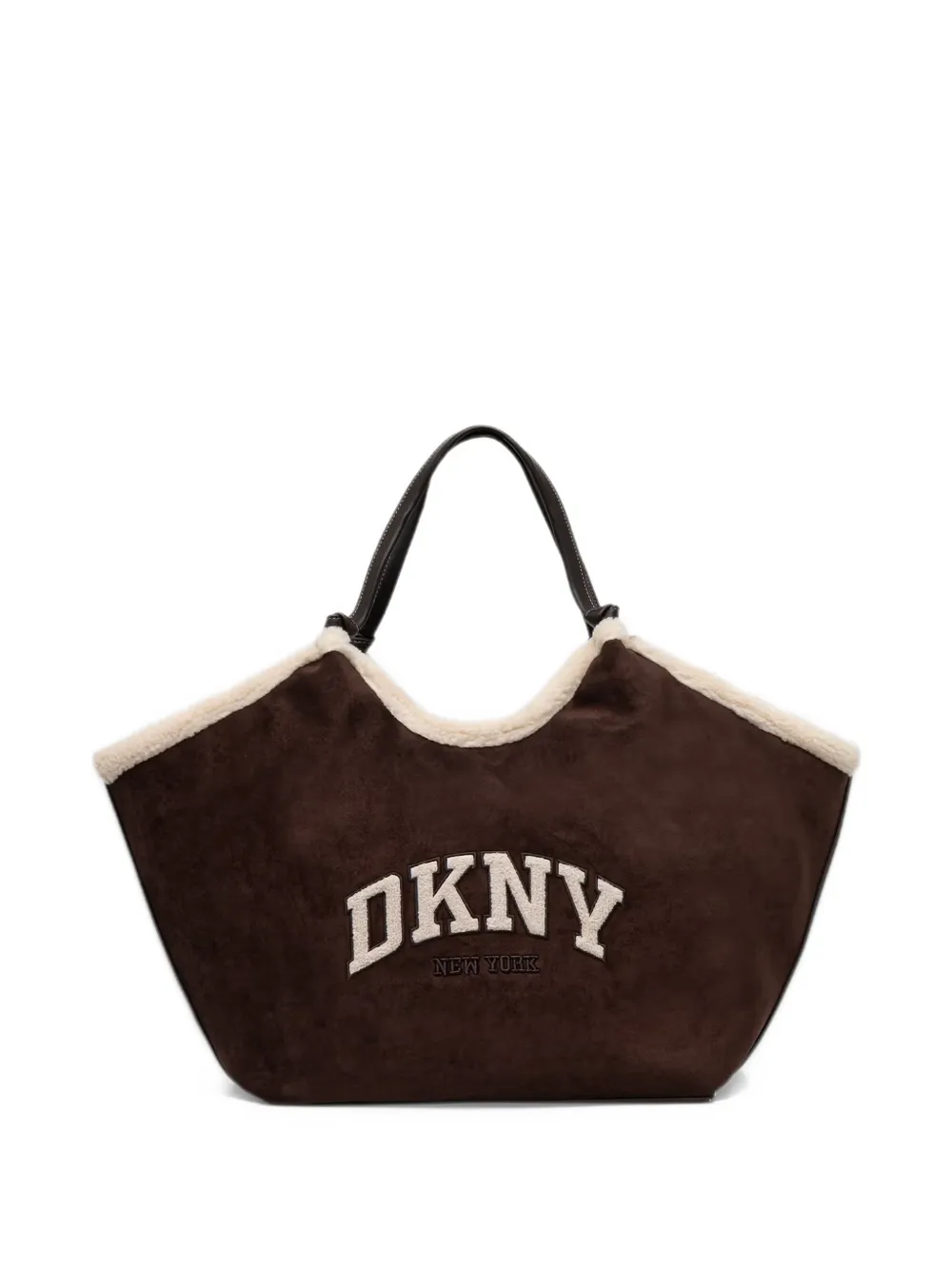 DKNY logo-patch tote bag Bruin
