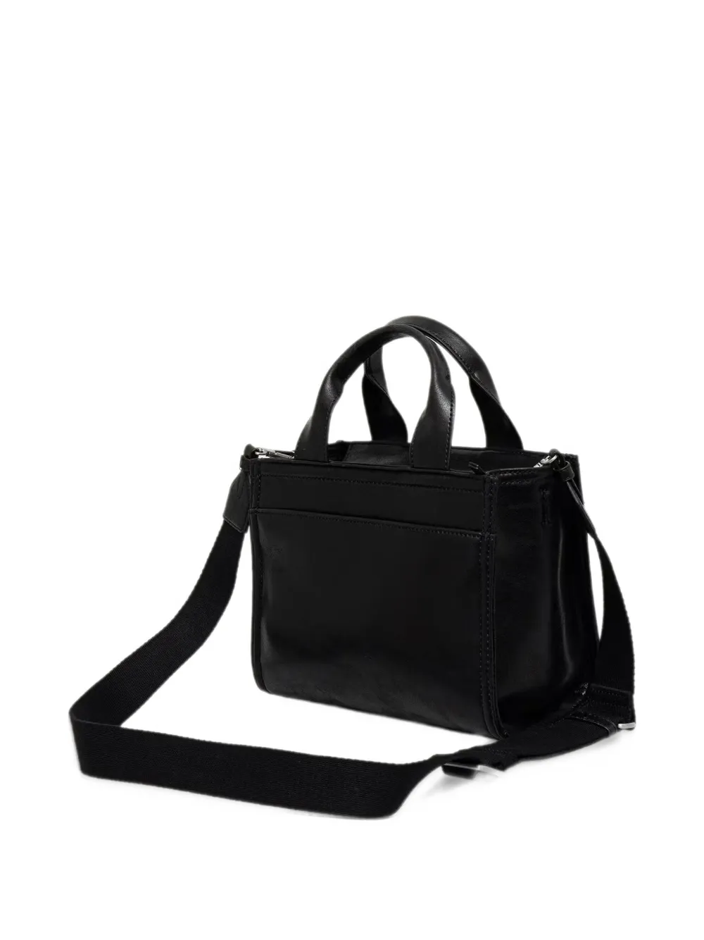 DKNY logo-embossed tote bag Zwart
