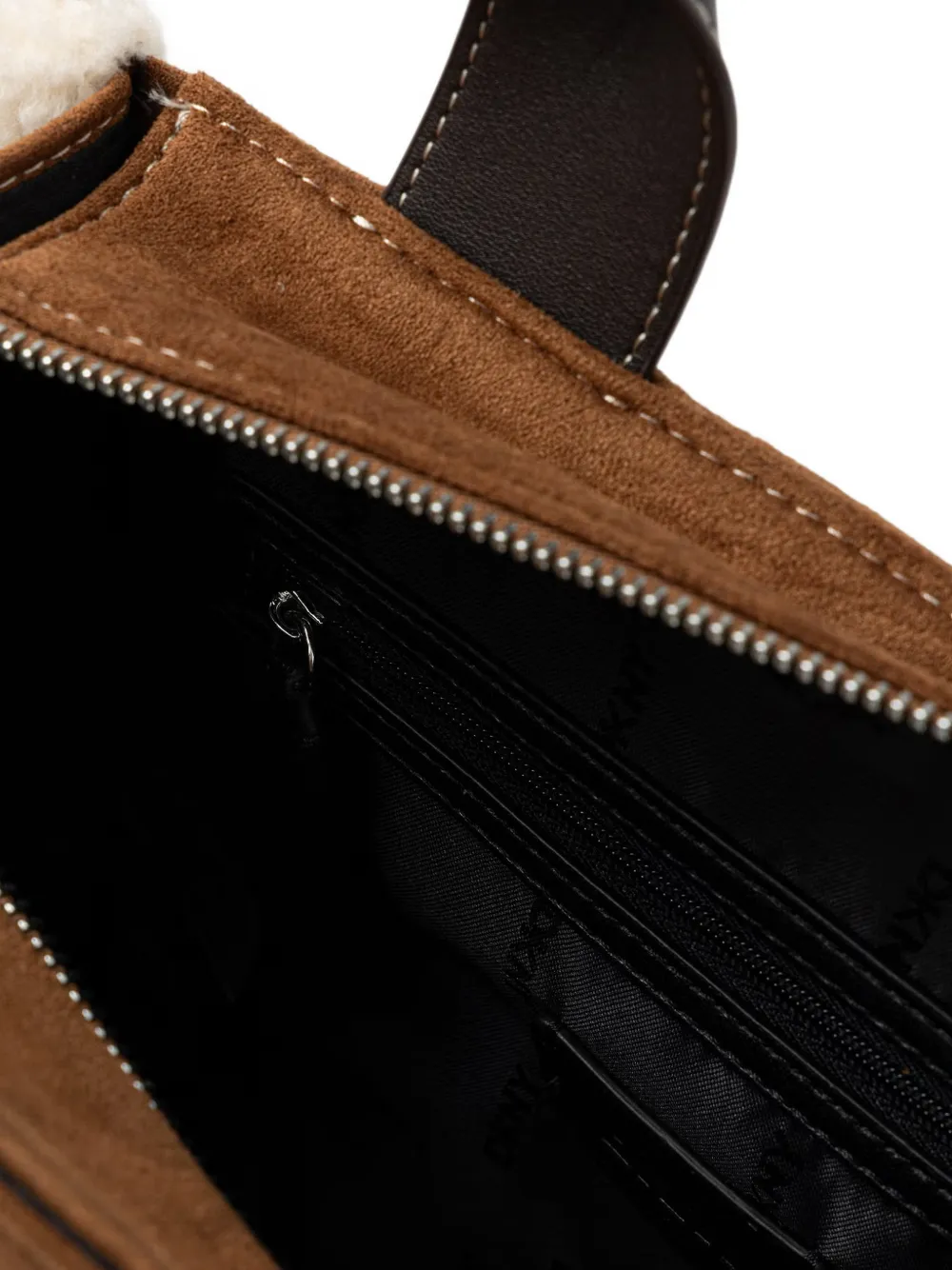 DKNY small Hadlee logo-embroidered tote bag Bruin
