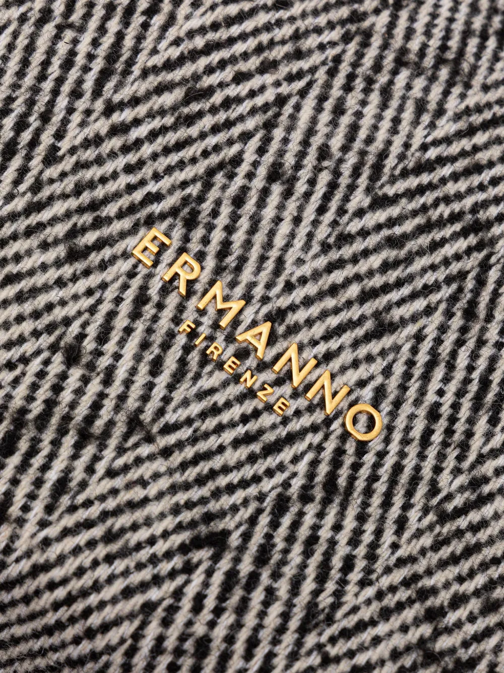 ERMANNO FIRENZE logo-plaque reversible tote bag Zwart