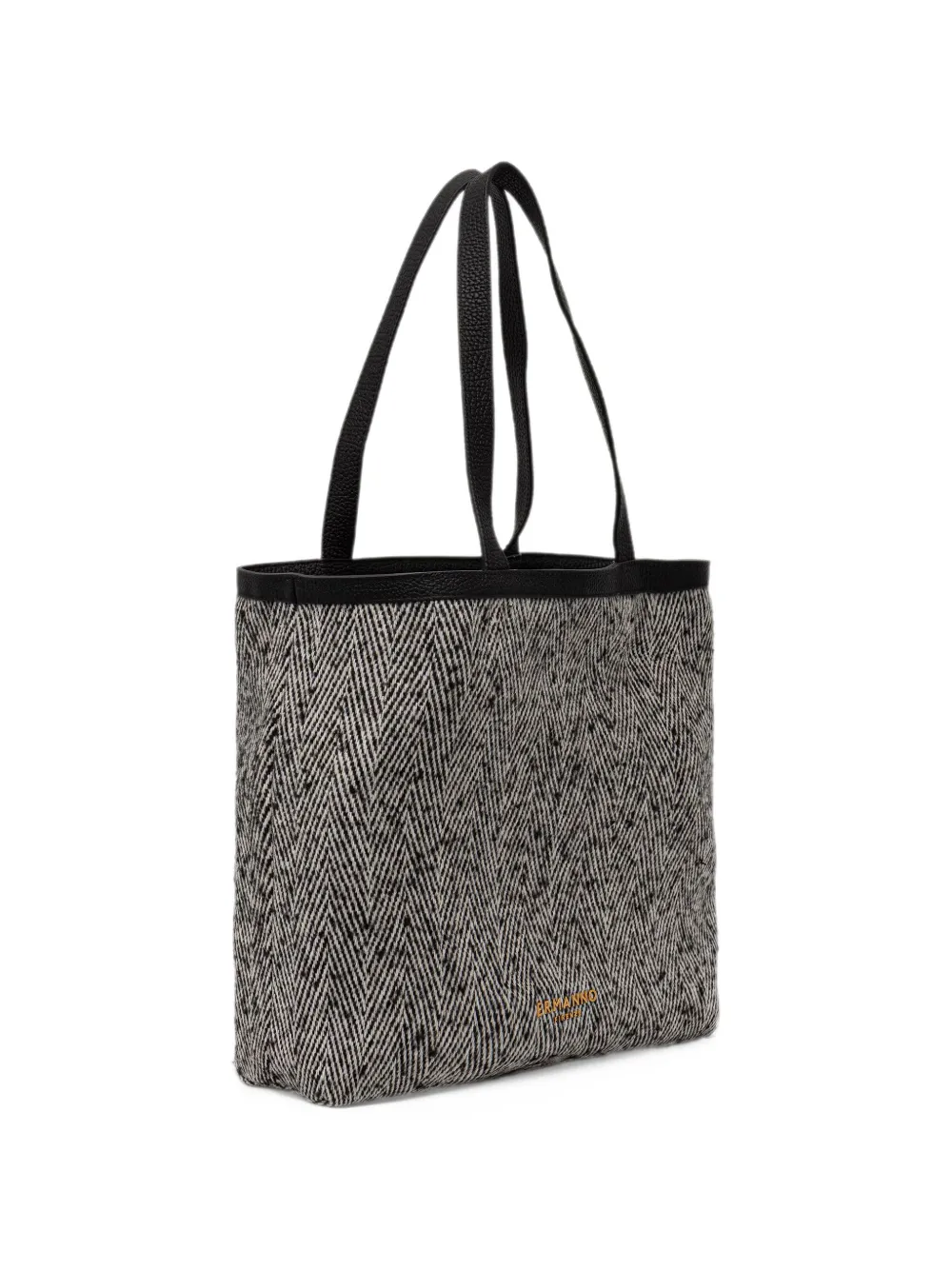 ERMANNO FIRENZE logo-plaque reversible tote bag Zwart