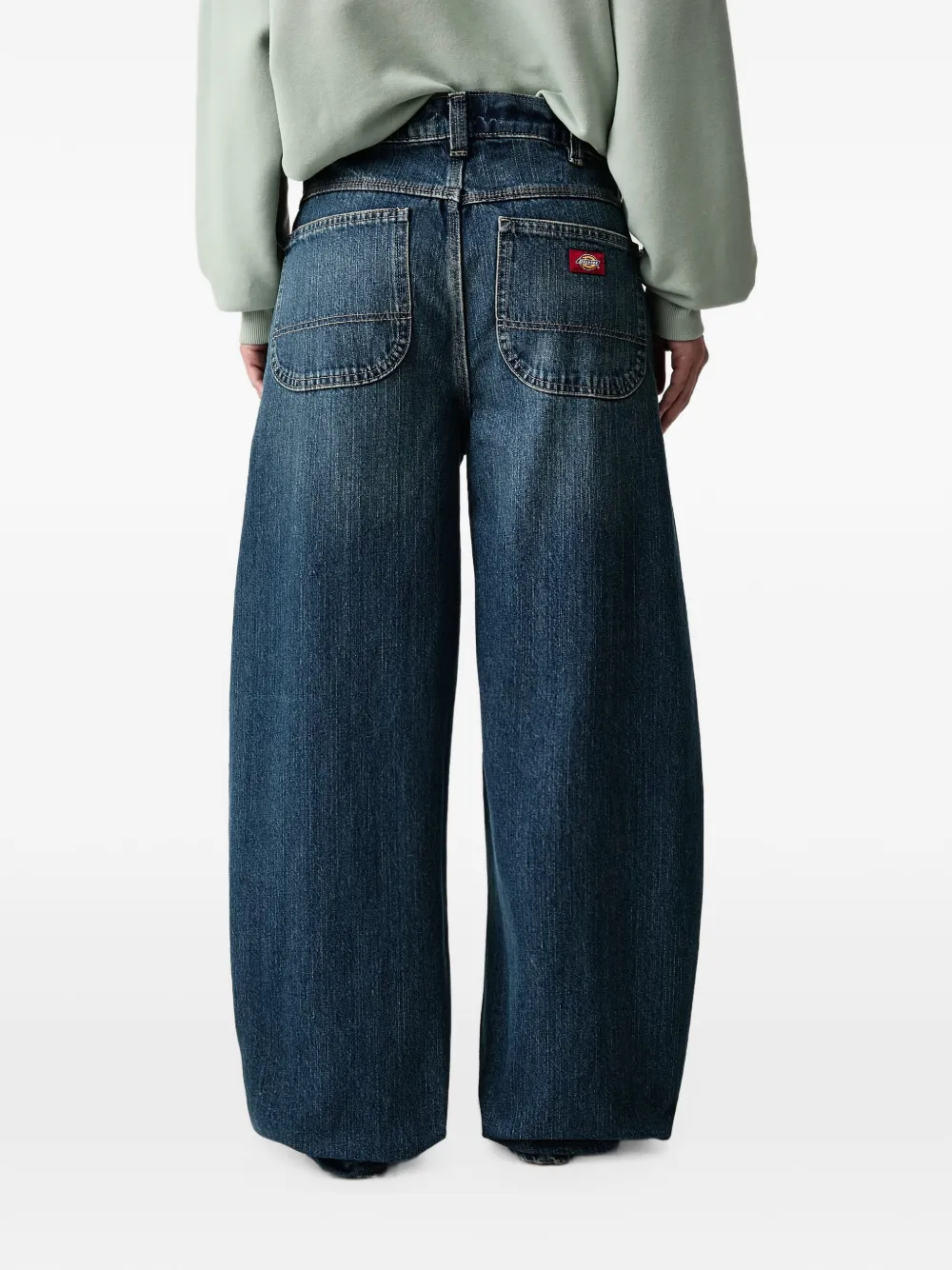 DICKIES Jeans met barrel pijpen Blauw