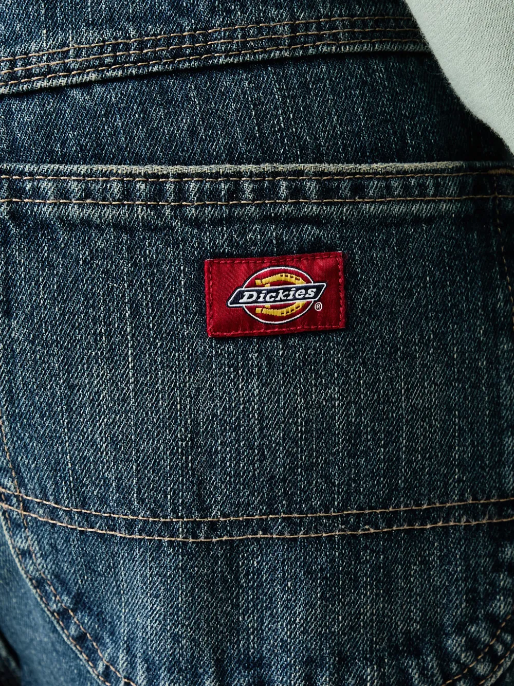 DICKIES Jeans met barrel pijpen Blauw