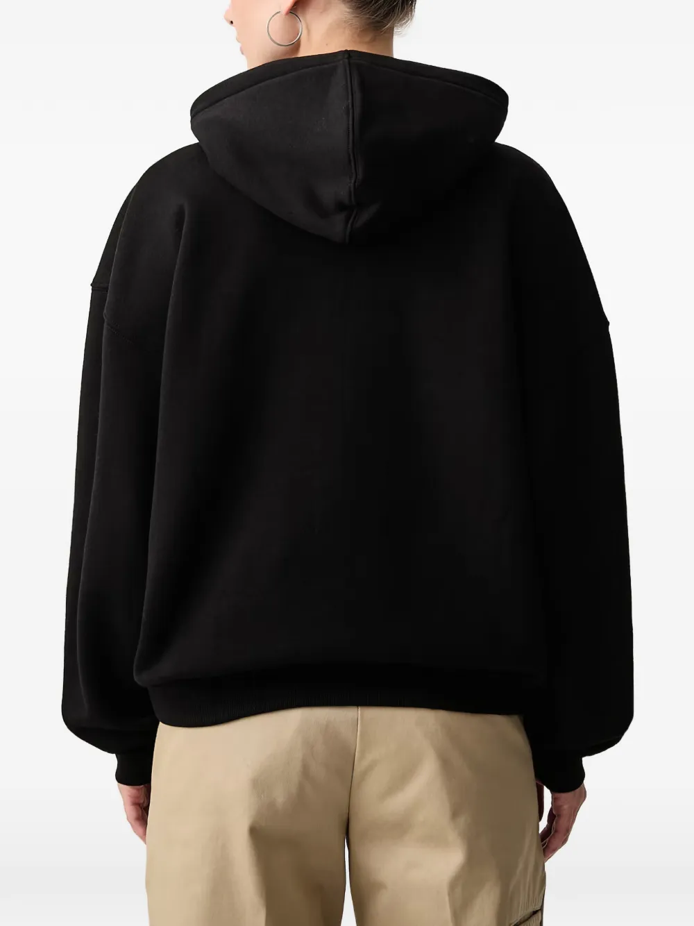 DICKIES Hoodie met logopatch Zwart