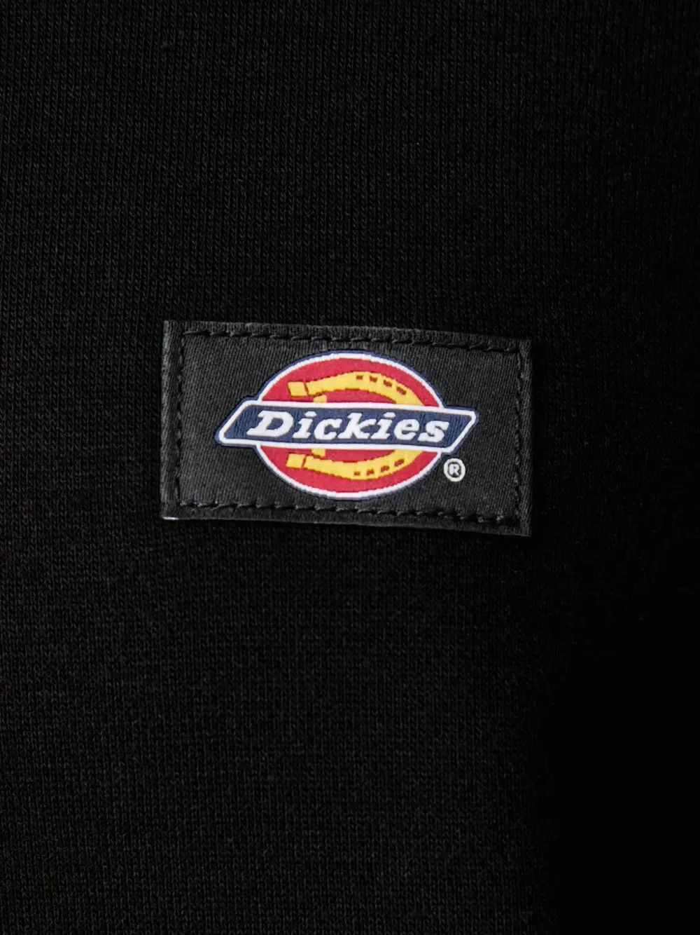 DICKIES Hoodie met logopatch Zwart